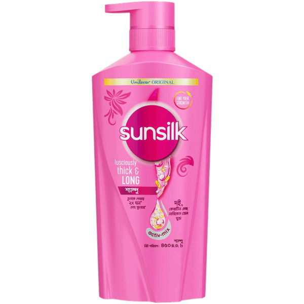 সানসিল্ক (থিক & লং)  450ml