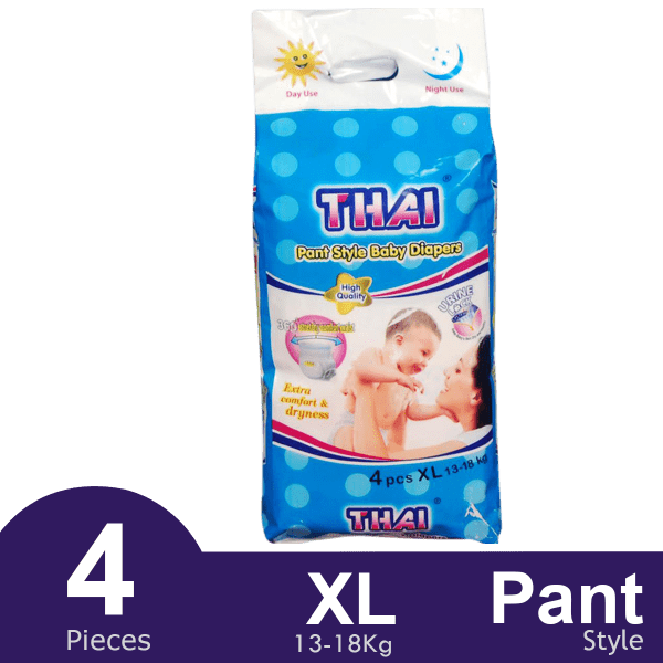 Thai XL(13-18kg) 32 pcs Baby Diapers (Pant Style)