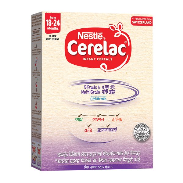 ৫ ফল মাল্টিগ্রেইন ও দুধ (350g)