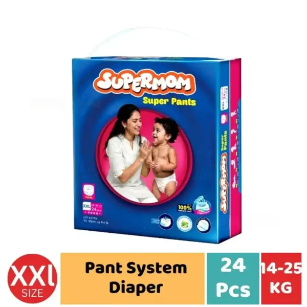 Supermom xxl Size (14-25)kg 24pcs baby Diaper.