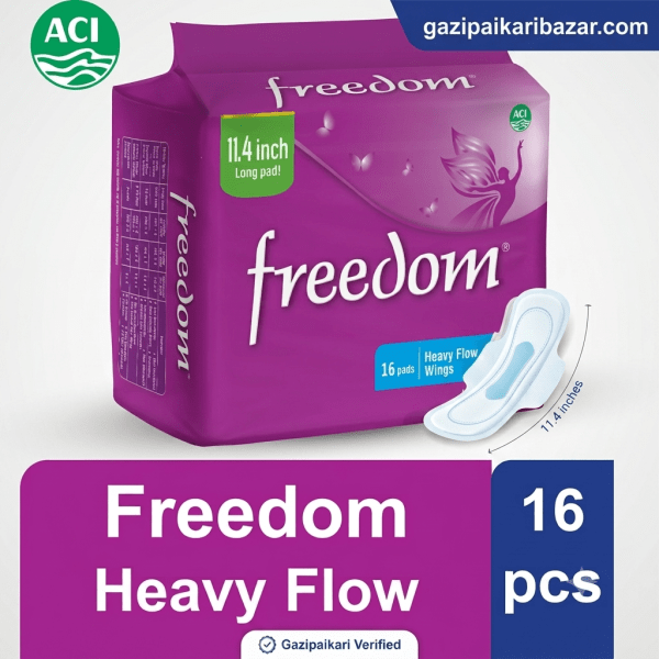 Freedom16 Pads Sanitary Napkin (Heavy Flow Wings)